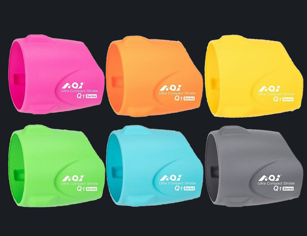 Protective Silicone Sleeve for Q1 series strobes - 01 Multiple color