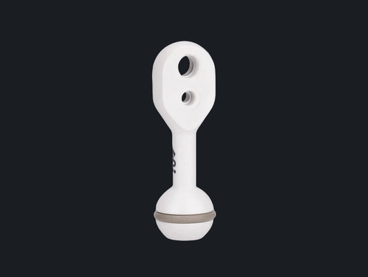 3" Ball to YS Plastic Arm (White Color)