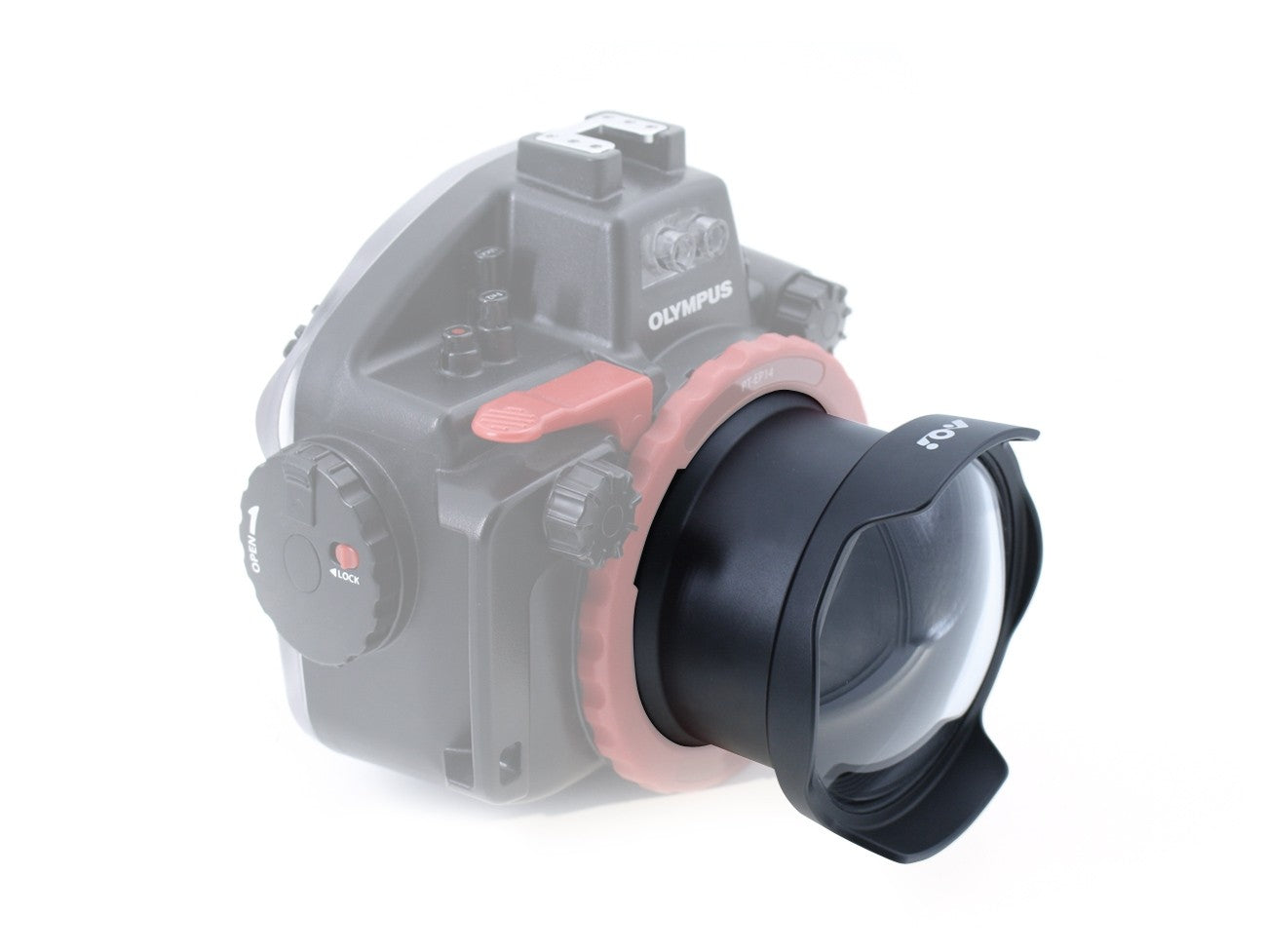 4" Glass Semi Dome for Olympus OM-D Mount Housing