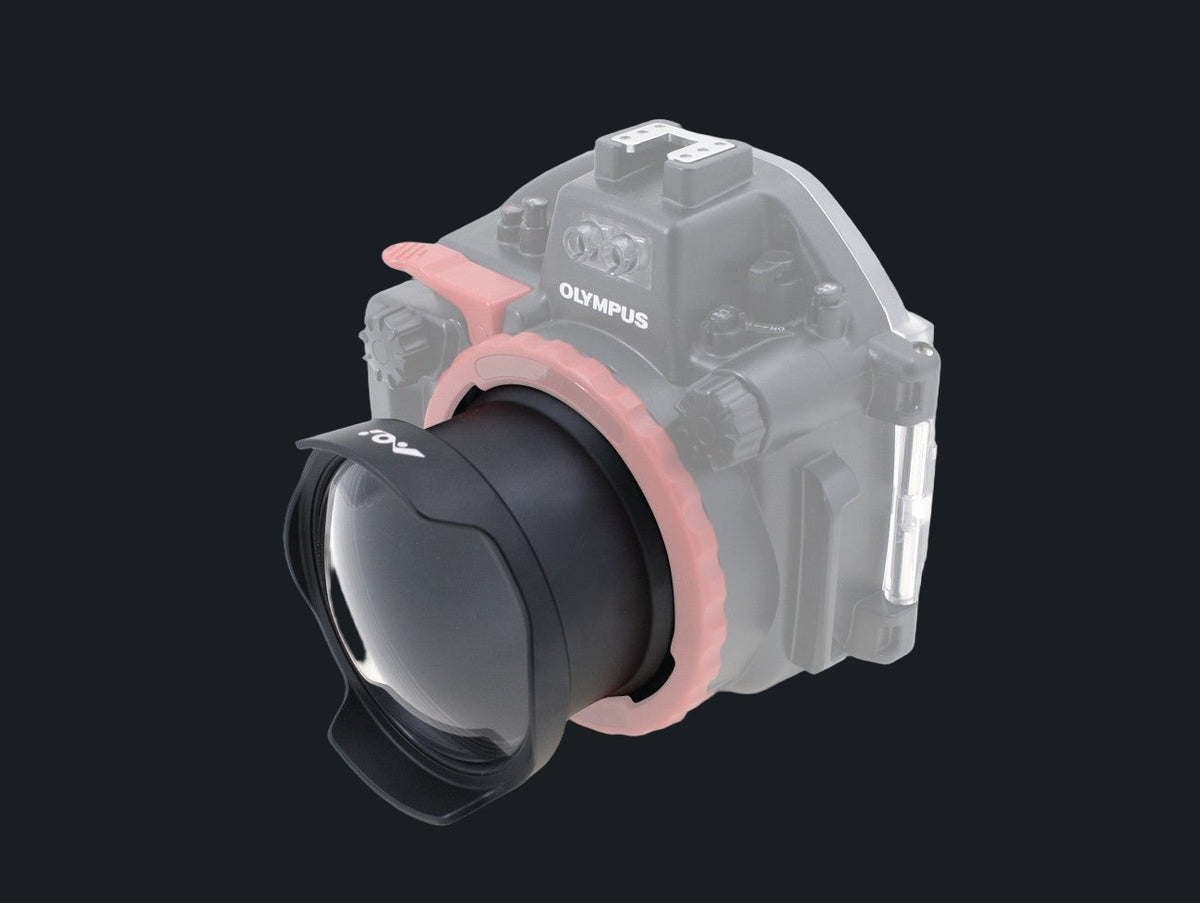 4" Glass Semi Dome for Olympus OM-D Mount Housing