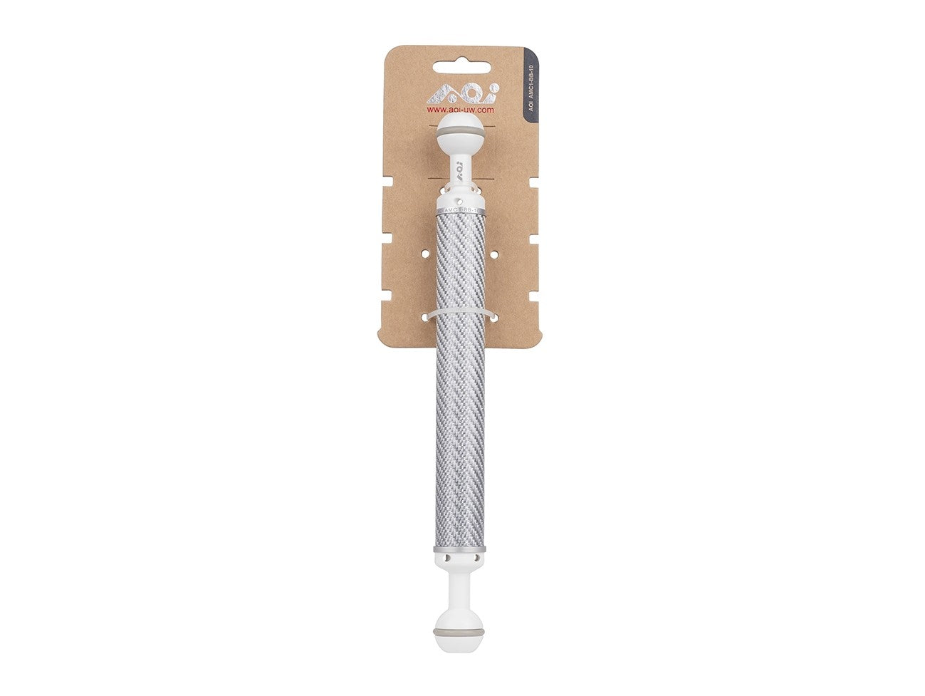 10” Ball to Ball Carbon Fiber Arm-1 (Silver Color)
