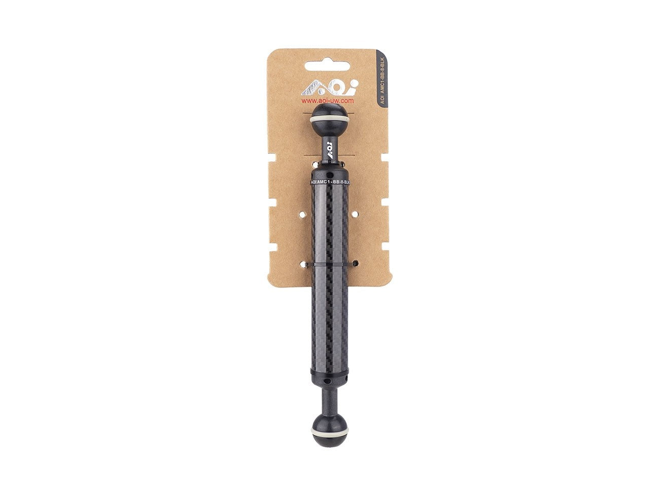 8” Ball to Ball Carbon Fiber Arm-1 (Black Color)