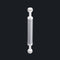 8” Ball to Ball Carbon Fiber Arm-1 (Silver Color)