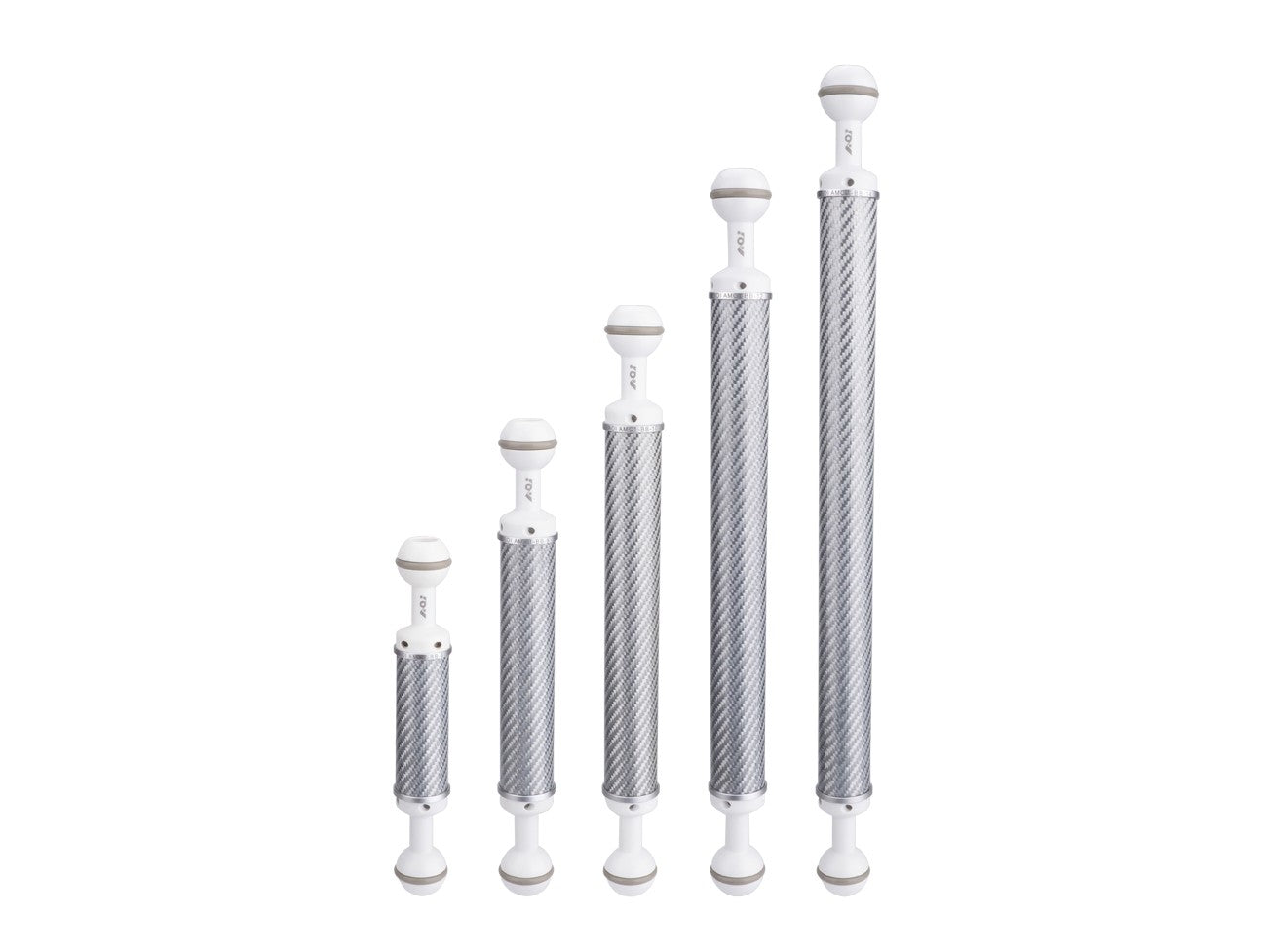 14” Ball to Ball Carbon Fiber Arm-1 (Silver Color)