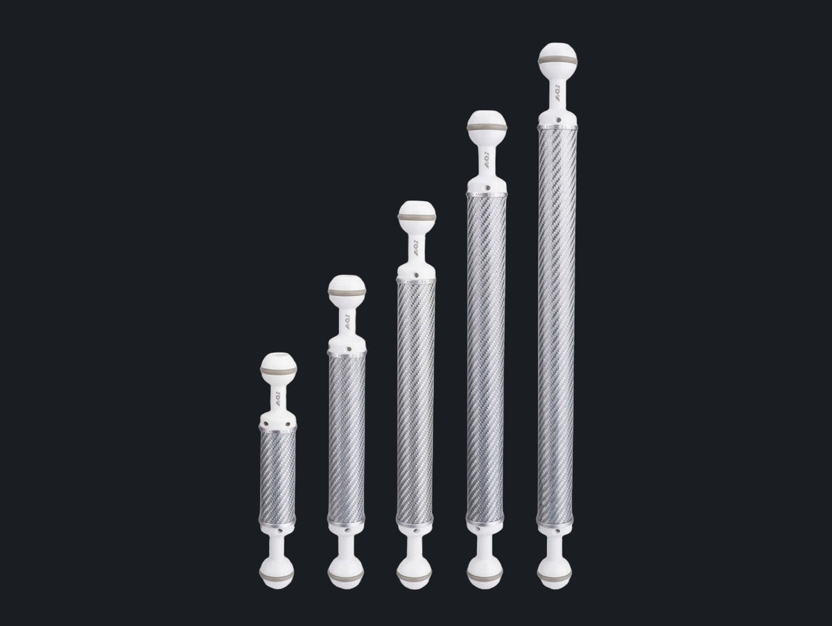 14” Ball to Ball Carbon Fiber Arm-1 (Silver Color)