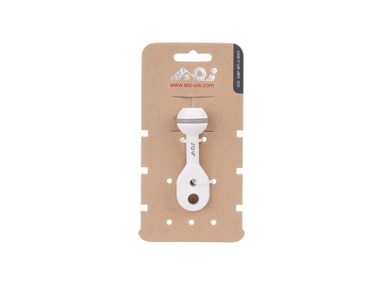 3" Ball to YS Plastic Arm (White Color)