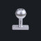 Ball Mount Base - 02 (Silver Color)
