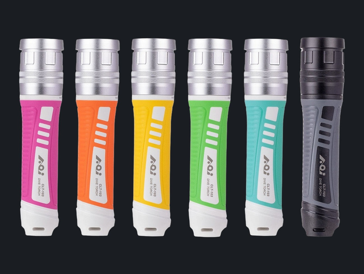 1,000 Lumens Dive Torch Multiple color
