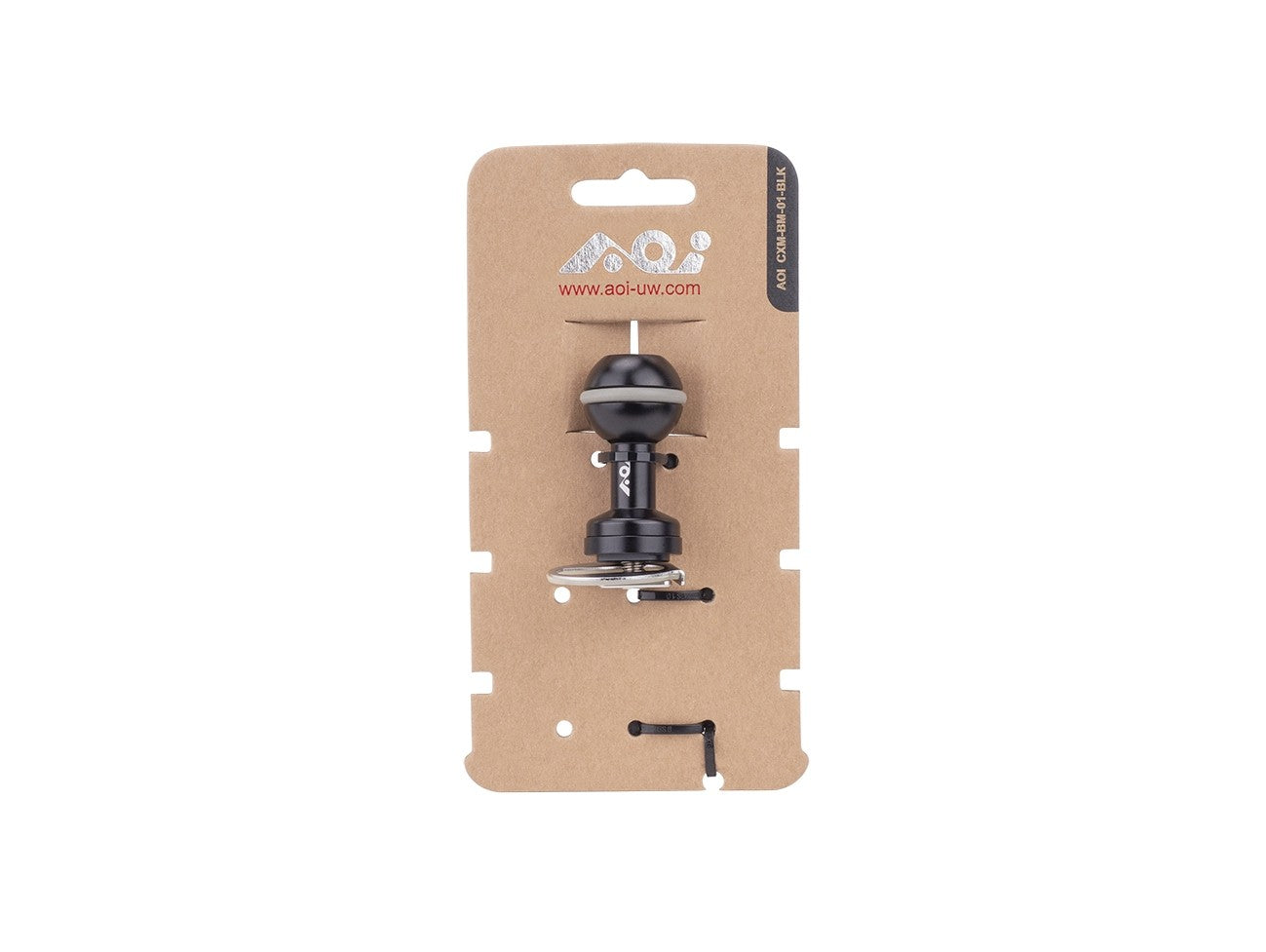 Cold Shoe Mount Base to Ball Mount - 01 (Black Color)