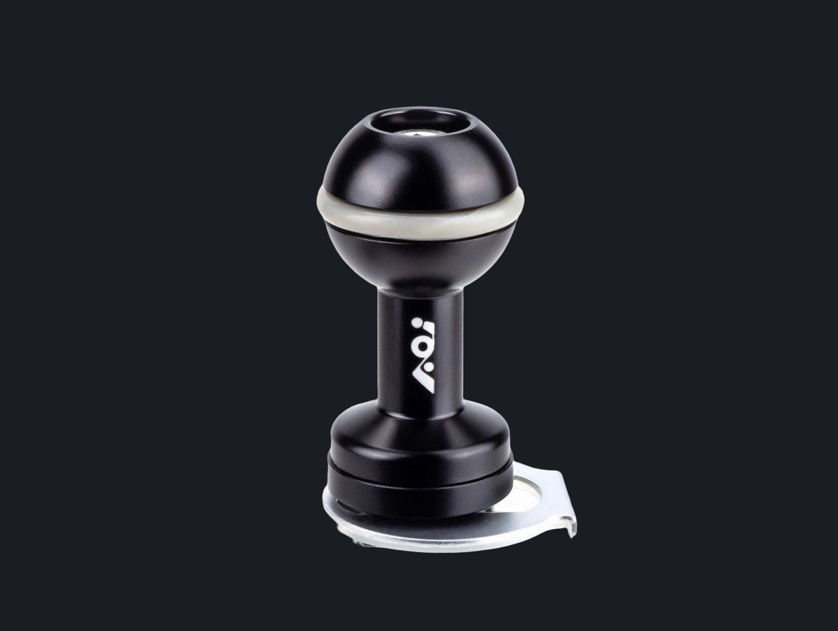 Cold Shoe Mount Base to Ball Mount - 01 (Black Color)