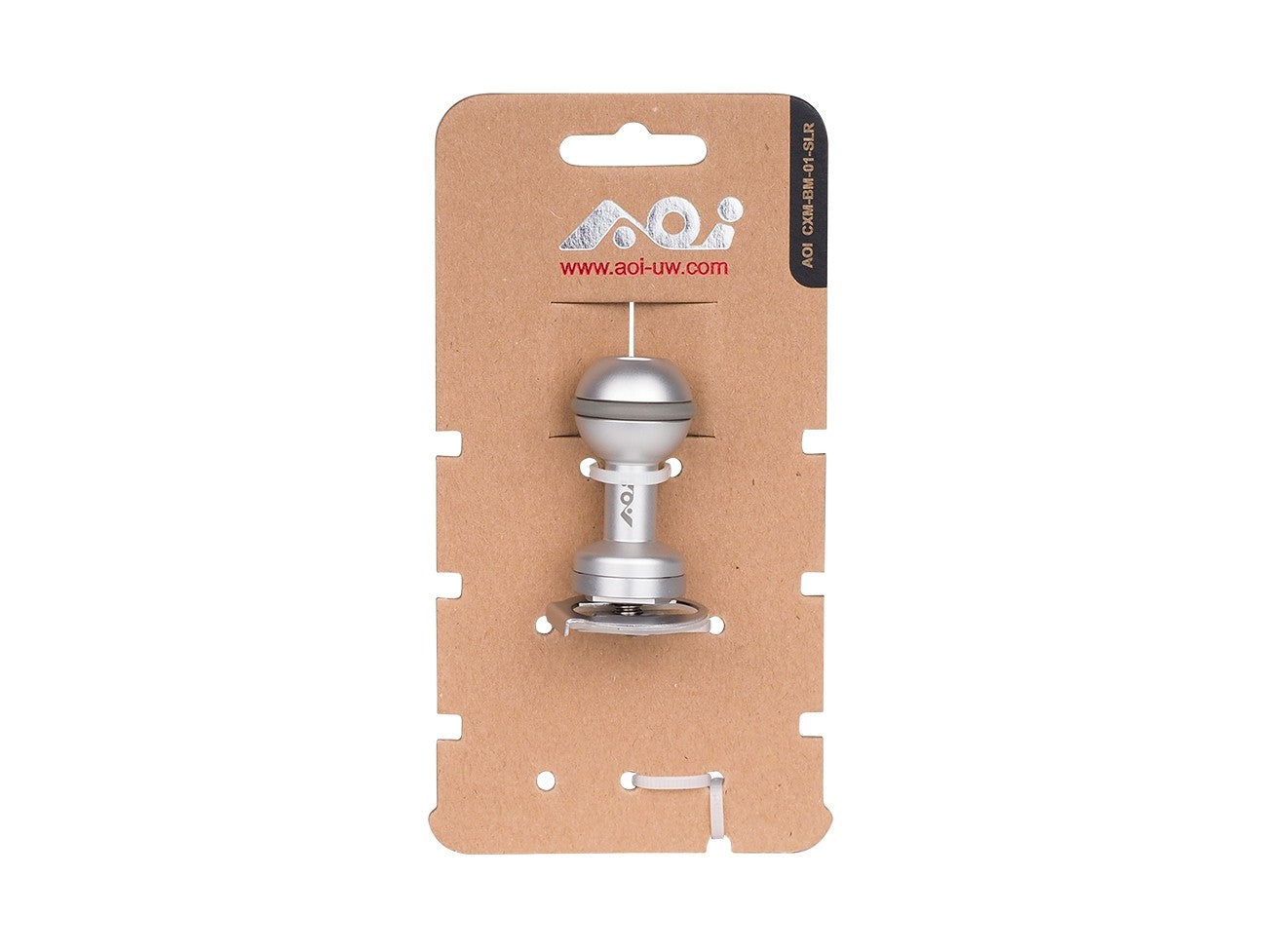 Cold Shoe Mount Base to Ball Mount - 01 (Silver Color)
