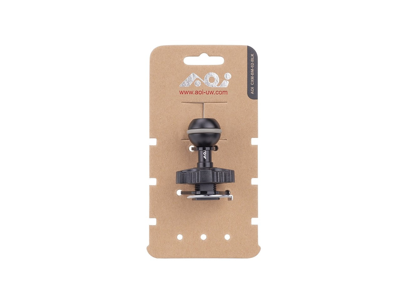 Cold Shoe Mount Base to Ball Mount - 02 (Black Color)