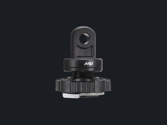 Cold Shoe Mount Base to YS Male Mount - 01 (Black Color)