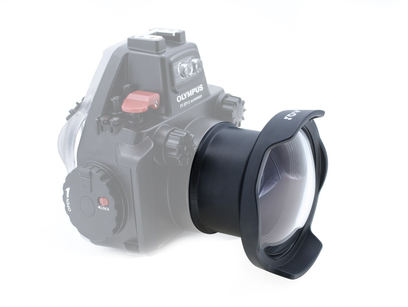 4" Glass Semi-Dome Plastic Port for PEN Mount Housing