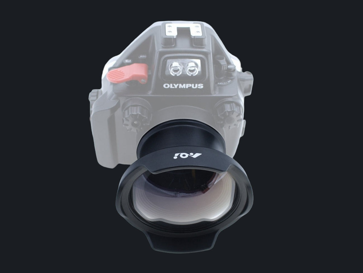 4" Glass Semi-Dome Plastic Port for PEN Mount Housing