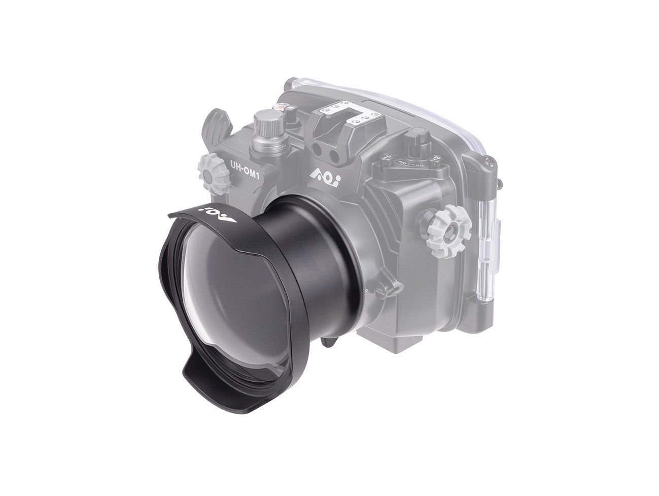 4" Acrylic Semi-Dome Plastic Port  PEN Mount Housing