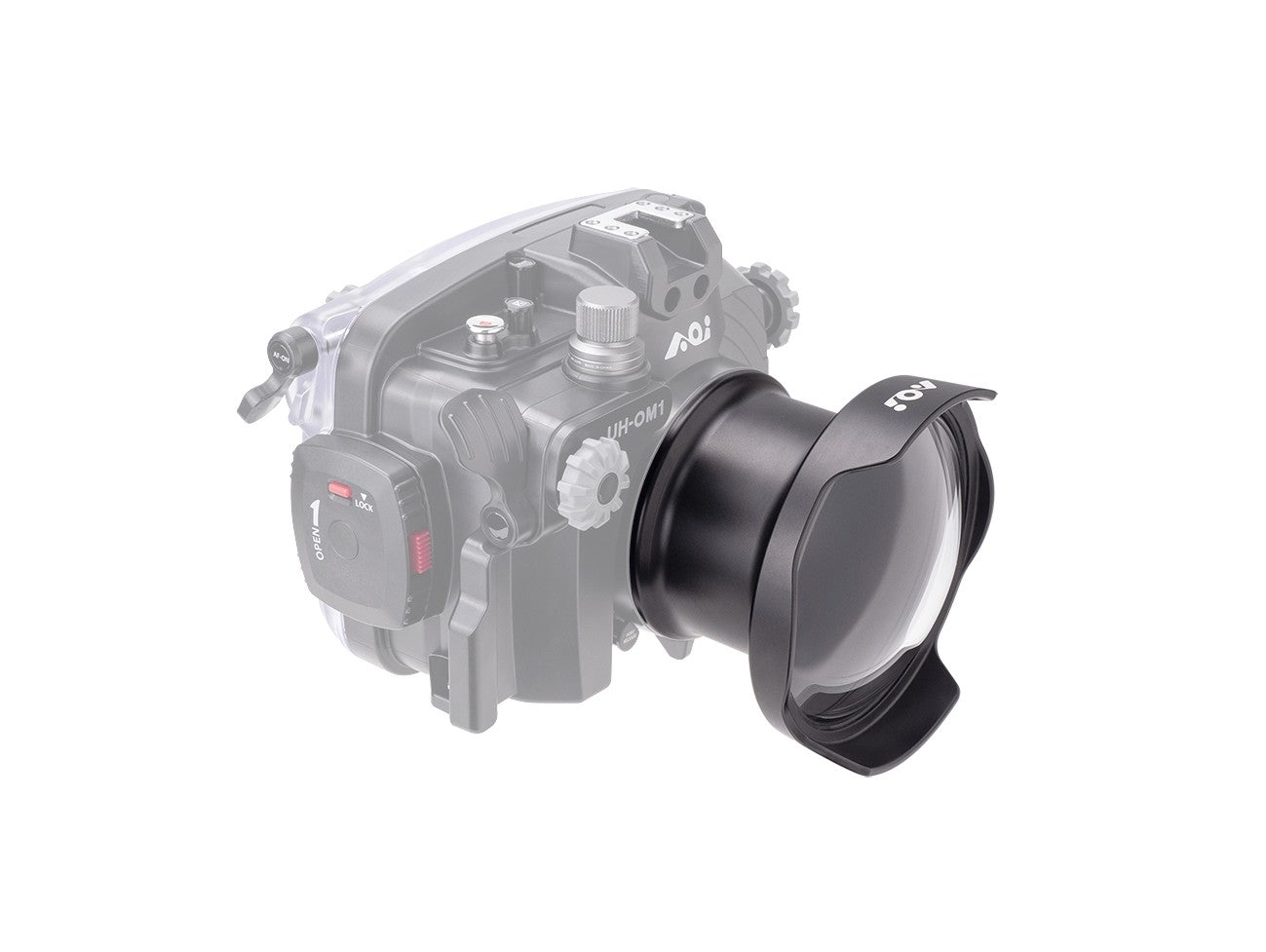 4" Acrylic Semi-Dome Plastic Port  PEN Mount Housing