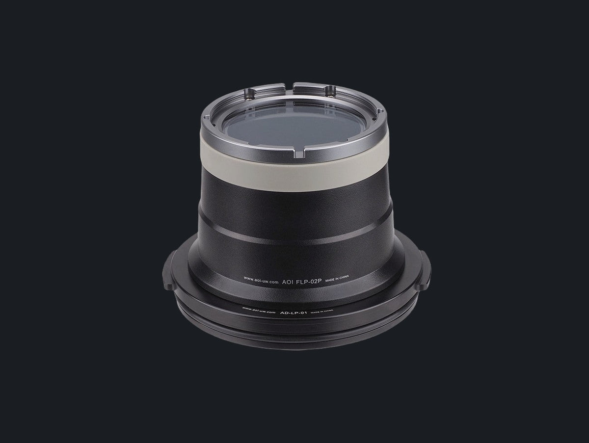 Flat Port in Plastic for OM-D Mount Housing (FLP-02P Installed w/AD-LP-01)