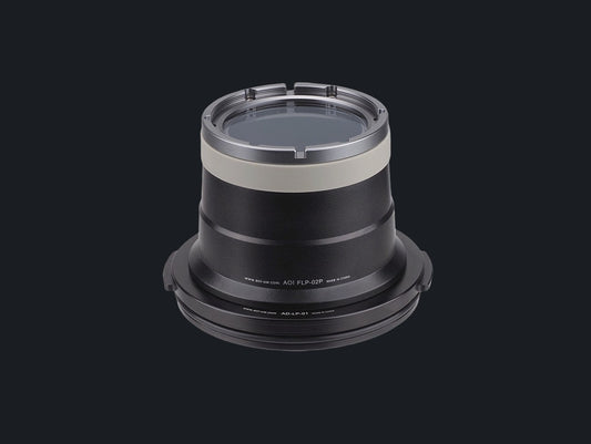 Flat Port in Plastic for OM-D Mount Housing (FLP-02P Installed w/AD-LP-01)