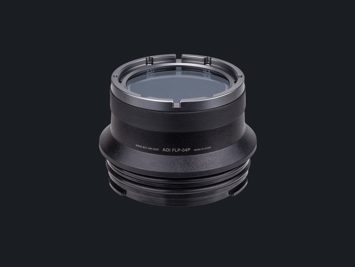 Flat Port in Plastic for Olympus Pen Mount Housing (For ED 30mm Macro Lens)