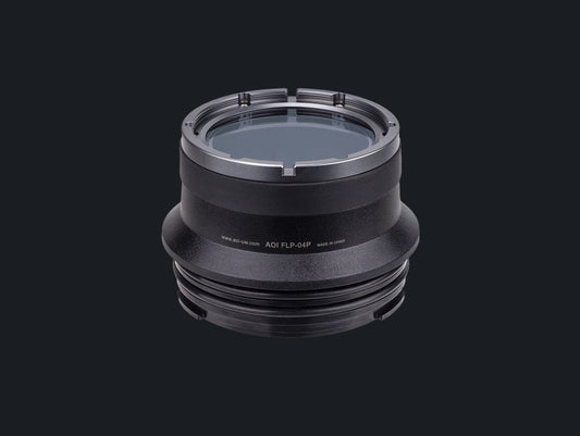 Flat Port in Plastic for Olympus Pen Mount Housing (For ED 30mm Macro Lens)