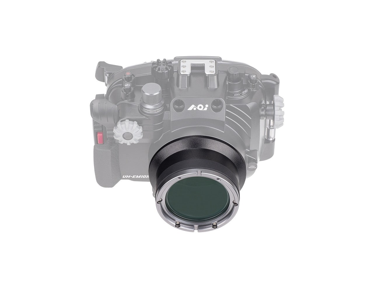 Flat Port in Plastic for Olympus Pen Mount Housing (For ED 30mm Macro Lens)