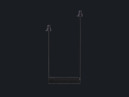 Fiber Optic Cable  Single Core with Straight Plugs (M Size)