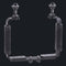 170mm Tray with Double Handles - 02 (Black Color)