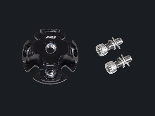 Multi-direction 1/4" Mounting Base (Black Color)