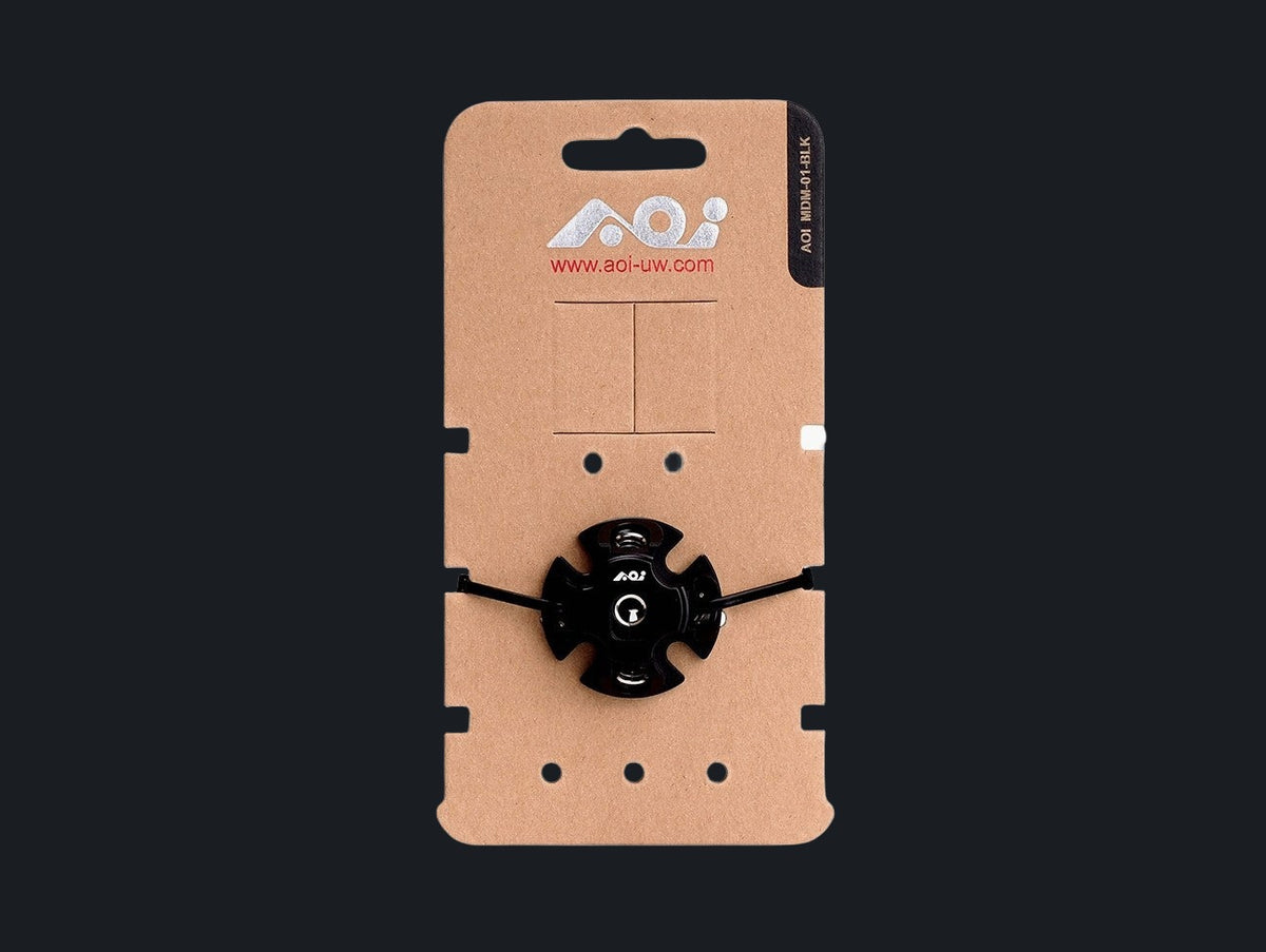 Multi-direction 1/4" Mounting Base (Black Color)