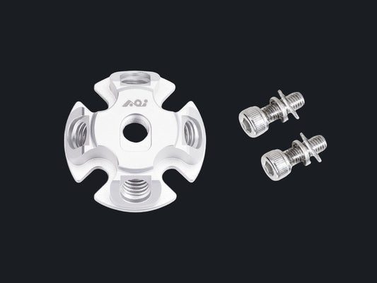 Multi-direction 1/4" Mounting Base (Silver Color)