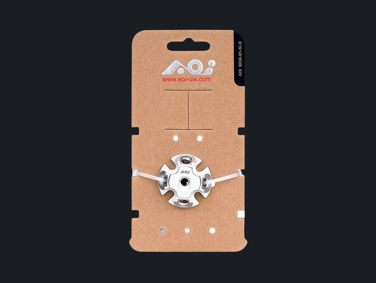 Multi-direction 1/4" Mounting Base (Silver Color)