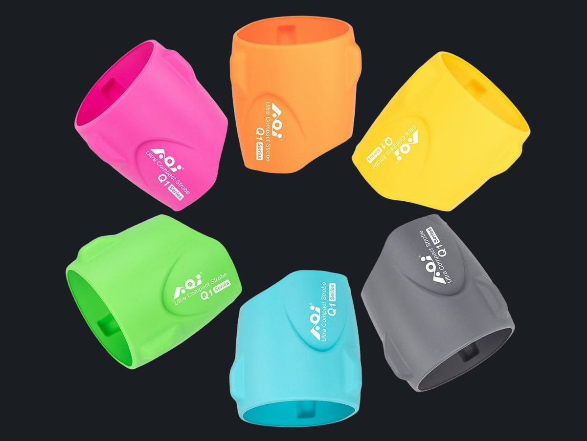 Protective Silicone Sleeve for Q1 series strobes - 01 Multiple color