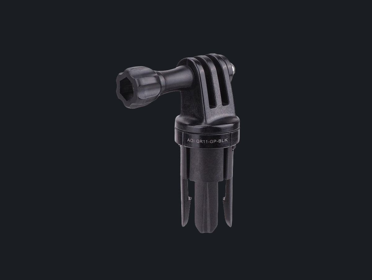 Quick Release System - 11 Male Insert in GoPro Mount (Black Color)