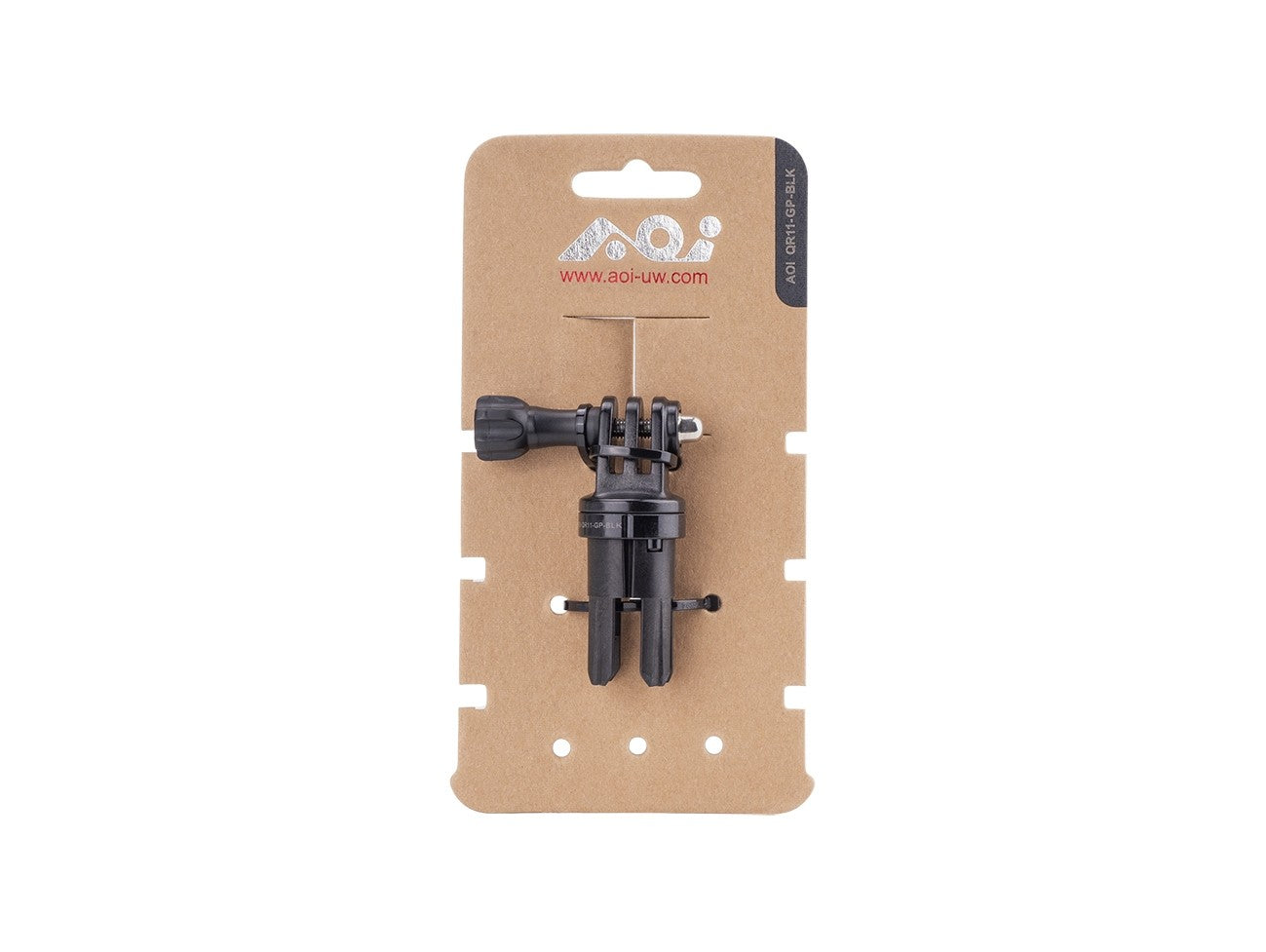 Quick Release System - 11 Male Insert in GoPro Mount (Black Color)