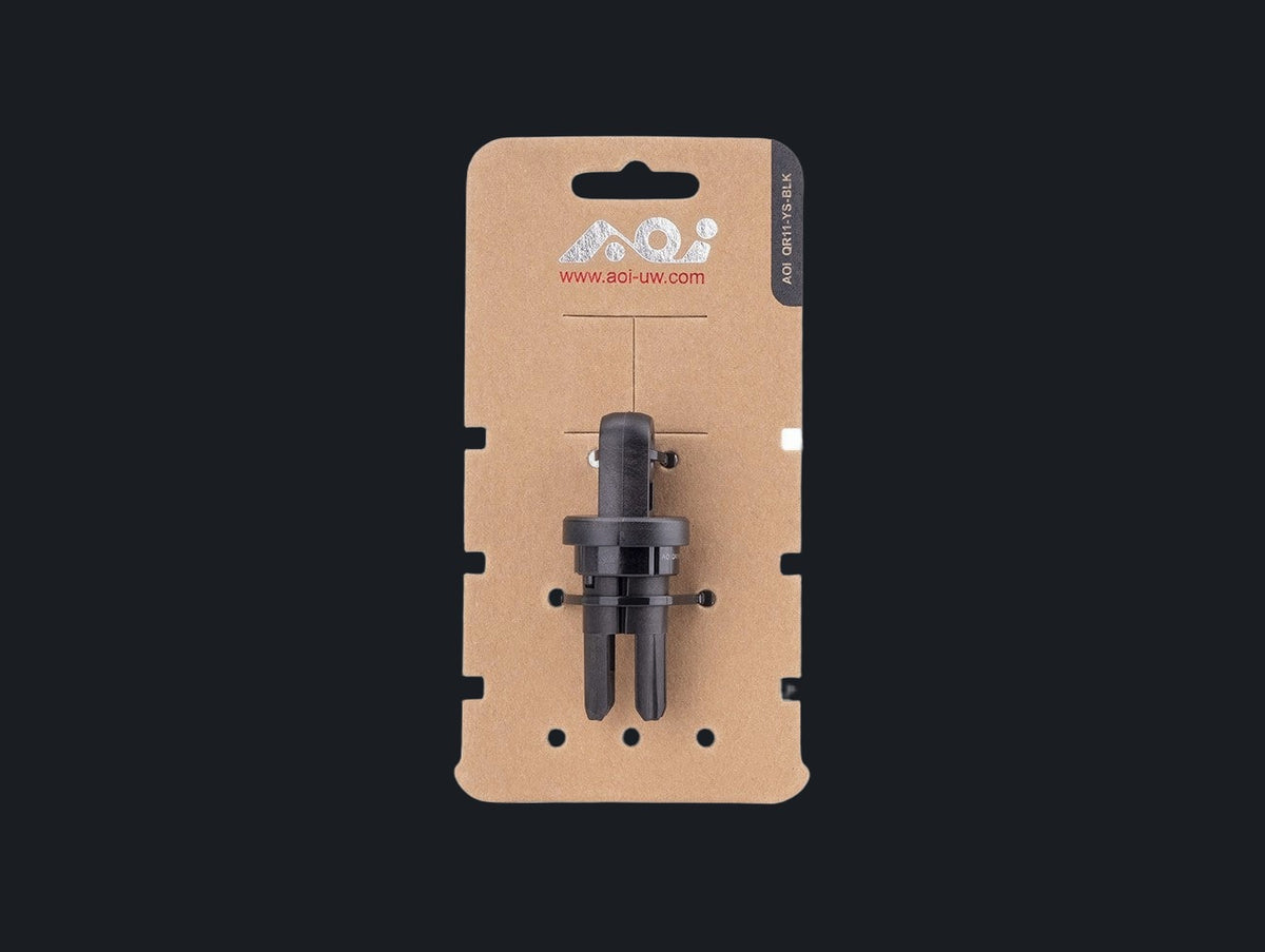 Quick Release System - 11 Male Insert in YS Mount (Black Color)
