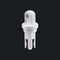 Quick Release System - 11 Male Insert in YS Mount (White Color)
