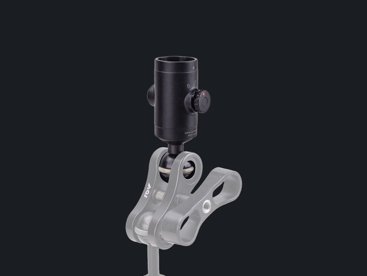 Quick Release System - 11 Base with Ball Mount (Black Color)