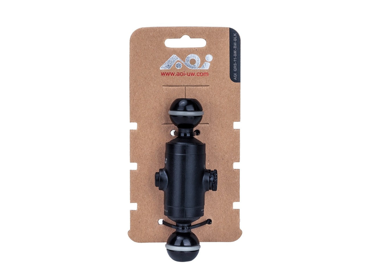 Quick Release System - 11 Base with Ball Mount & Ball Mount Male Insert (Black Color)