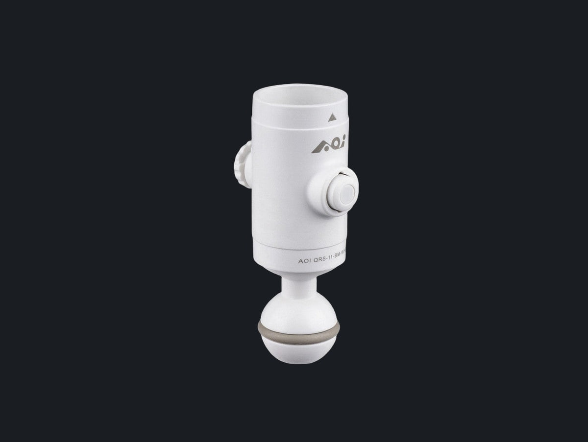 Quick Release System - 11 Base with Ball Mount (White Color)