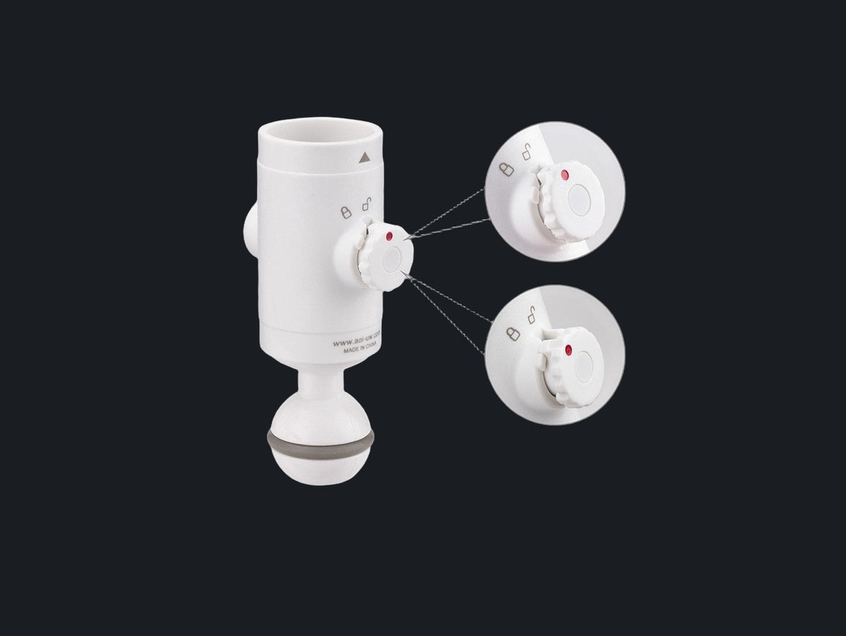 Quick Release System - 11 Base with Ball Mount (White Color)