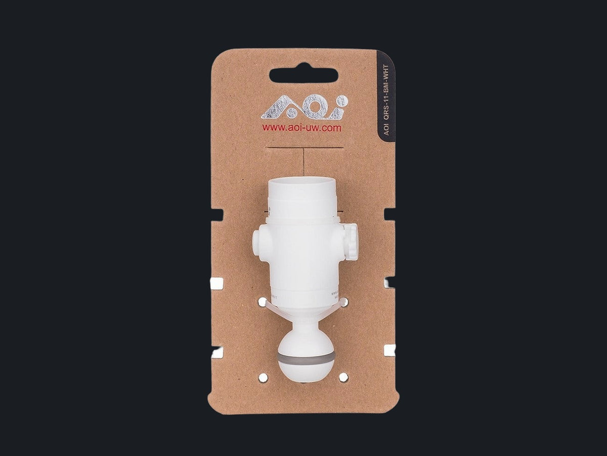 Quick Release System - 11 Base with Ball Mount (White Color)