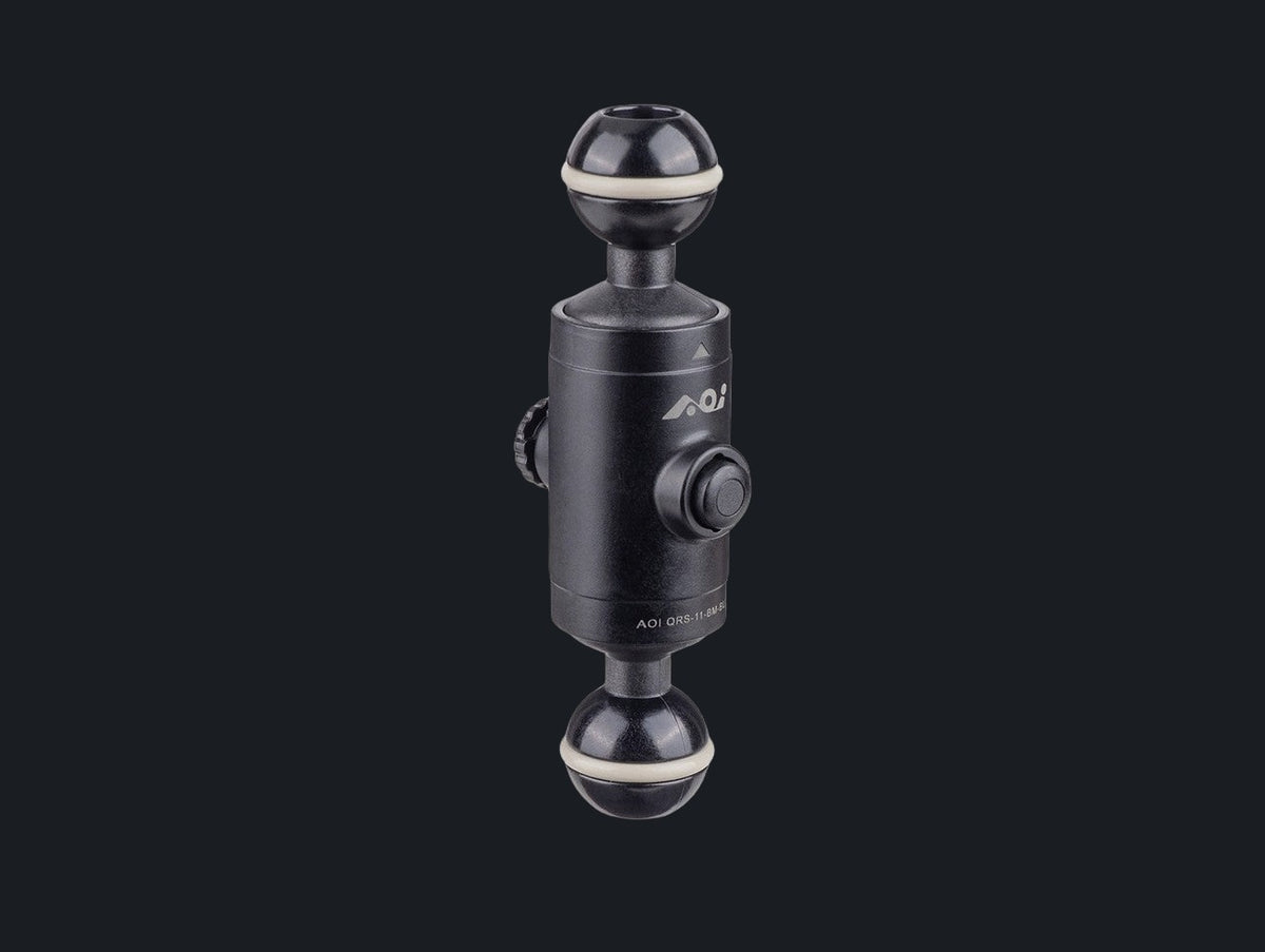 Quick Release System - 11 Base with Ball Mount & Ball Mount Male Insert (Black Color)