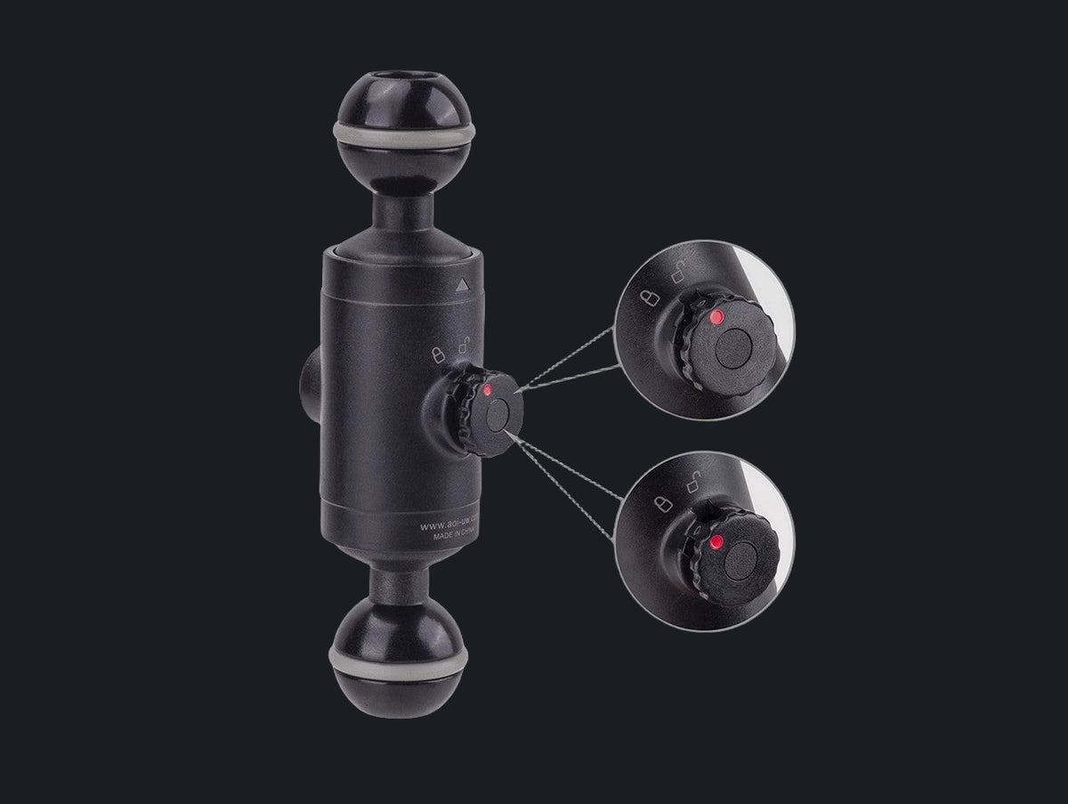 Quick Release System - 11 Base with Ball Mount & Ball Mount Male Insert (Black Color)