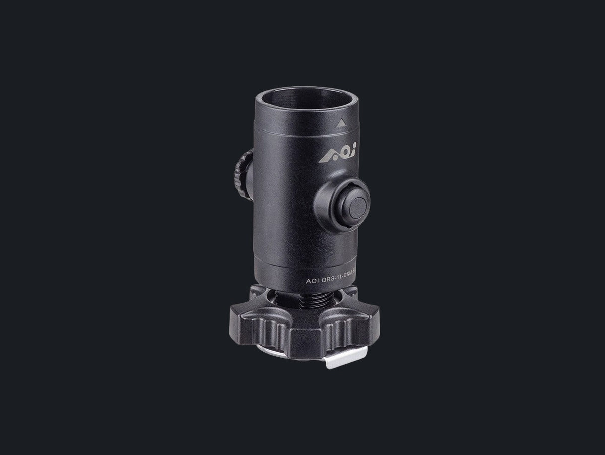 Quick Release System -11 Base with Cold Shoe Mount (Black Color)