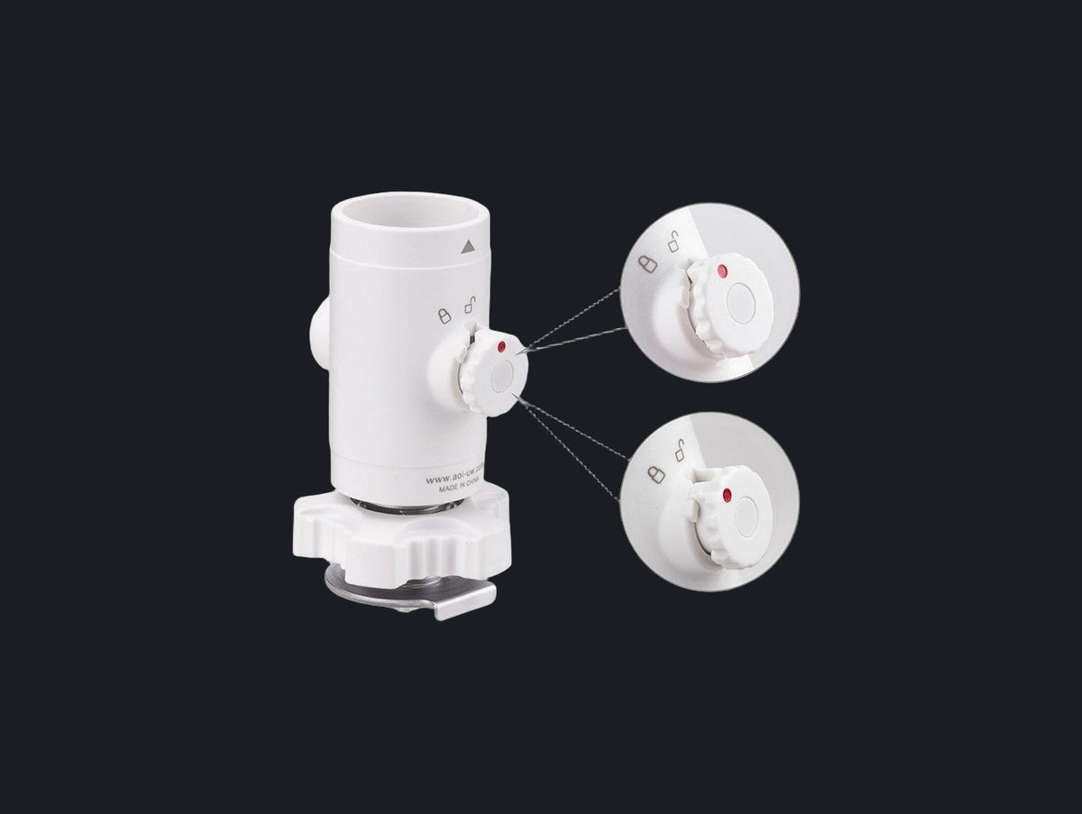 Quick Release System -11 Base with Cold Shoe Mount (White Color)