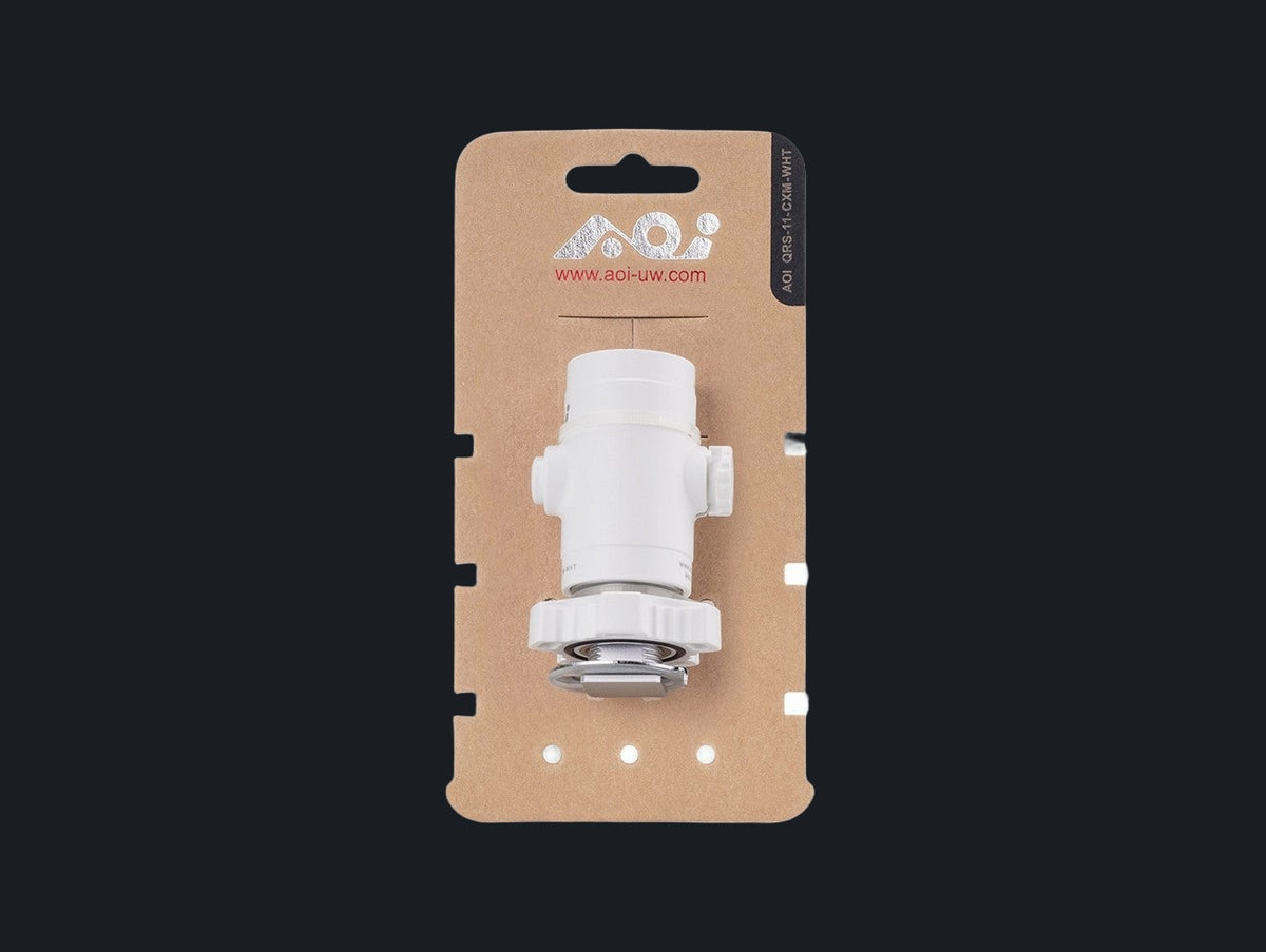 Quick Release System -11 Base with Cold Shoe Mount (White Color)