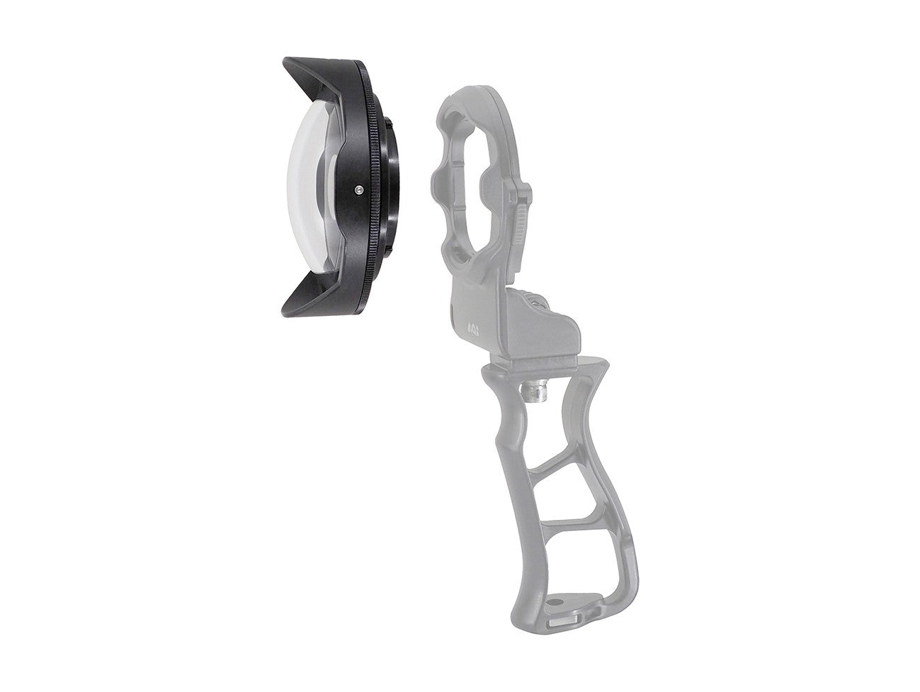 Underwater 0.73X Wide Angle Correction Lens for Action Cameras & Phones - Black Color