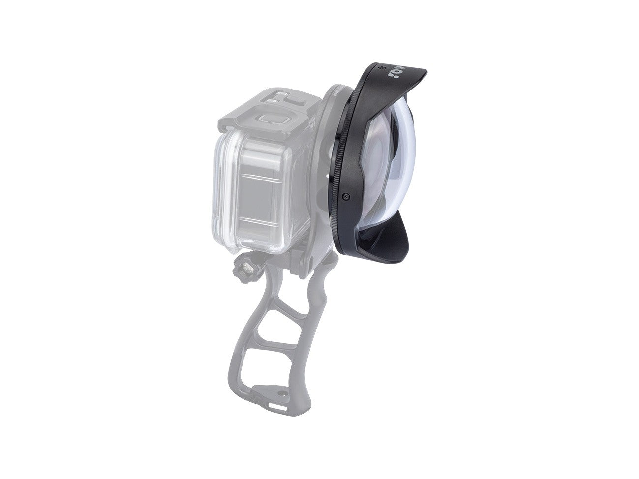 Underwater 0.73X Wide Angle Correction Lens for Action Cameras & Phones - Black Color
