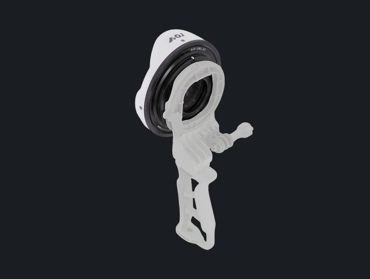 Underwater 0.73X Wide Angle Correction Lens for Action Cameras & Phones - White Color